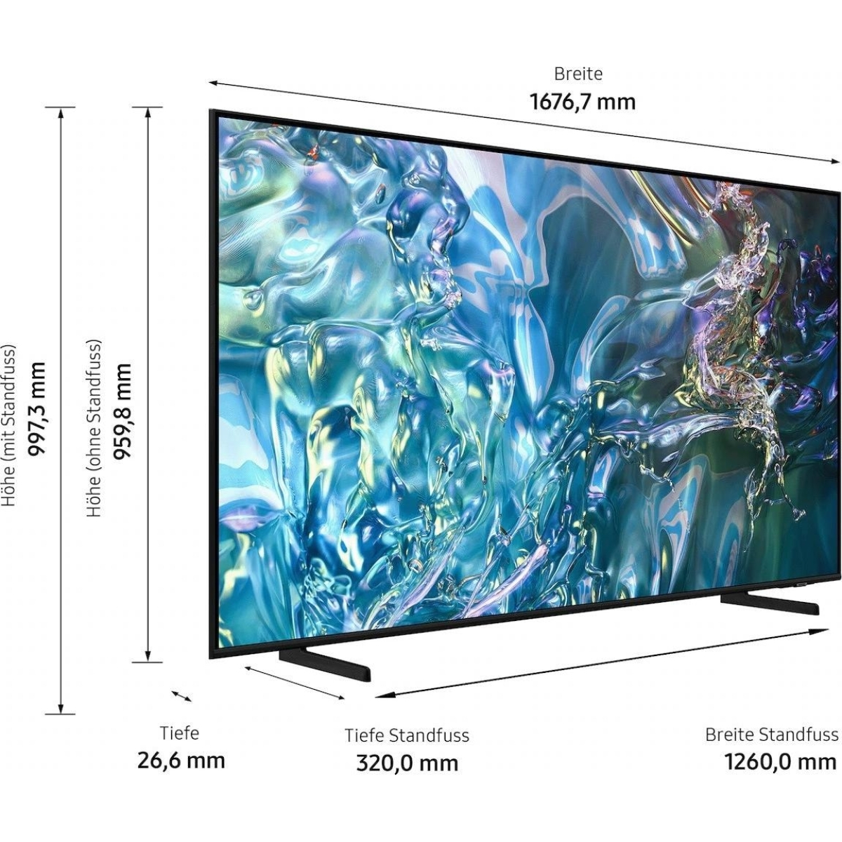 Samsung 75" Q60D - 4K QLED TV