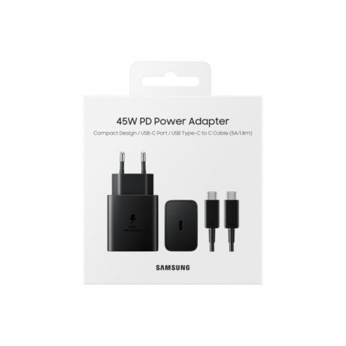 Samsung Carregador de Parede Tipo-C com Cabo 45W