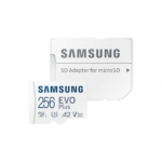 Samsung EVO Plus MicroSDXC 256GB UHS-I U3 V30 Classe 10 com Adaptador