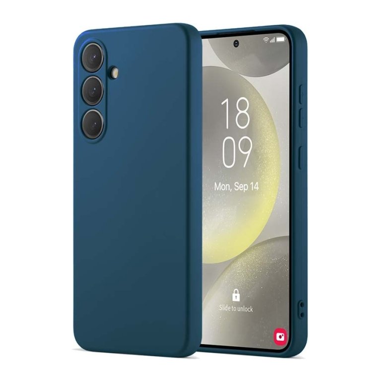 Samsung Galaxy S24 FE 5G Square Liquid Premium Case Blue