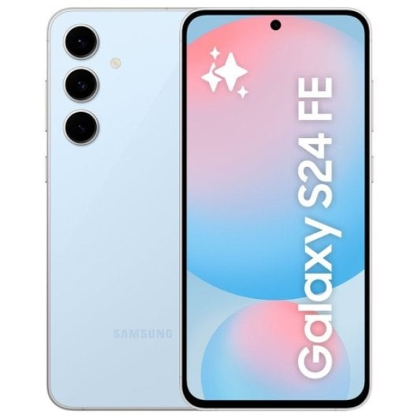 Samsung Galaxy S24 FE Smartphone con IA Almacenamiento 128GB Batería 4700mAh Azul Claro