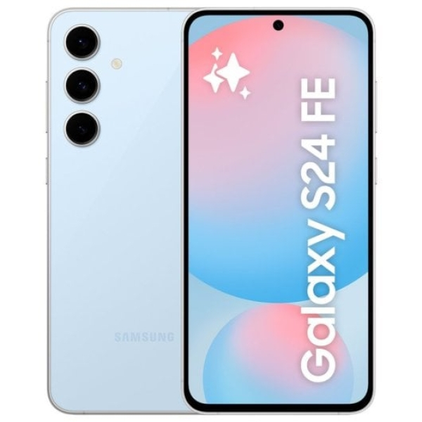 Samsung Galaxy S24 FE Smartphone con IA Almacenamiento 256GB Batería 4700mAh Azul Claro