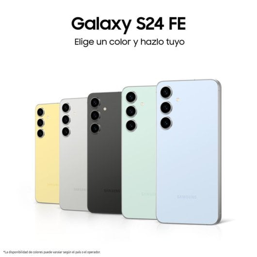Samsung Galaxy S24 FE Smartphone con IA Almacenamiento 256GB Batería 4700mAh Azul Claro