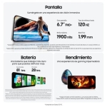 Samsung Galaxy S24 FE Smartphone con IA Almacenamiento 256GB Batería 4700mAh Verde Claro