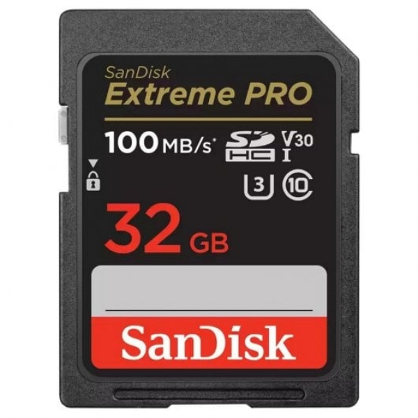 SanDisk Extreme Pro SDHC 32GB UHS-I Classe 10 U3 V30