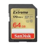 SanDisk Extreme SDXC 64GB UHS-I V30 Classe 10