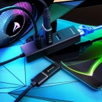 Sharkoon HUB 3X USB 3.2 +RJ45 ALU BLACK