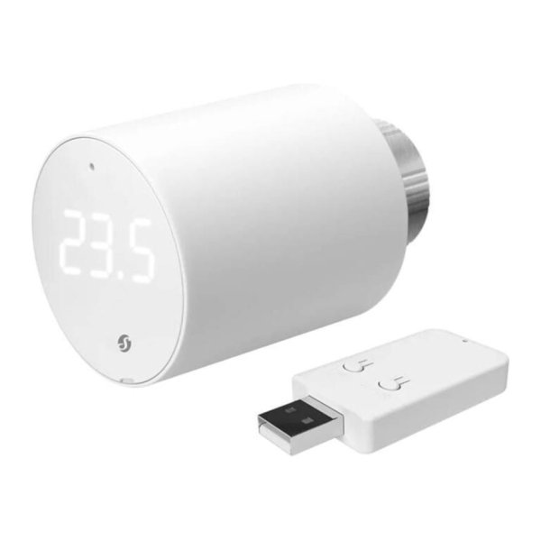 Shelly BLU TRV Cabeça termostática com unidade de controlo