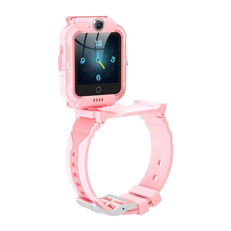 Smartwatch para Crianças T17G 360º 4G GPS Rosa - Relógio Inteligente