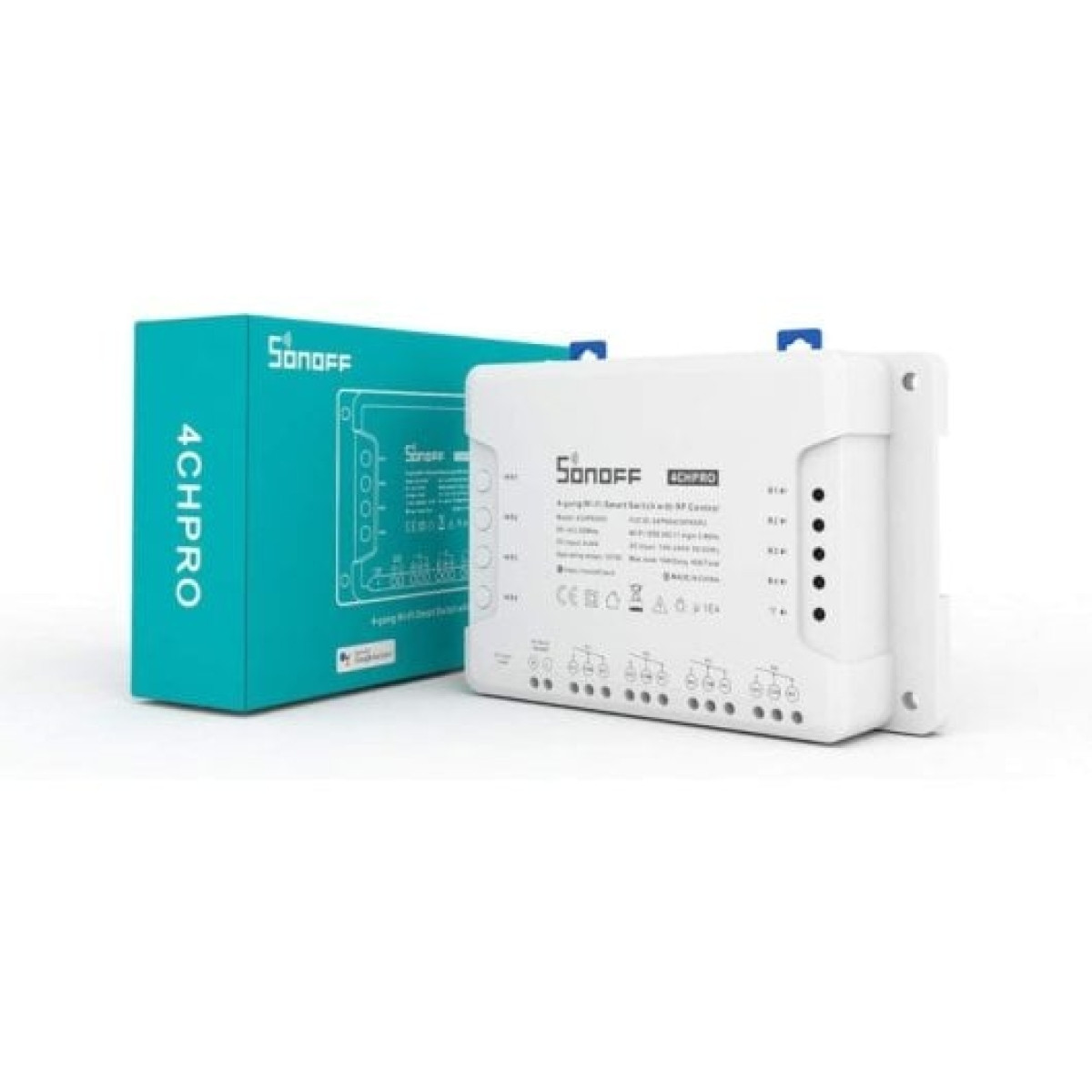 Sonoff 4CH Pro R3 Módulo de 4 Interruptores Inteligentes WiFi Branco