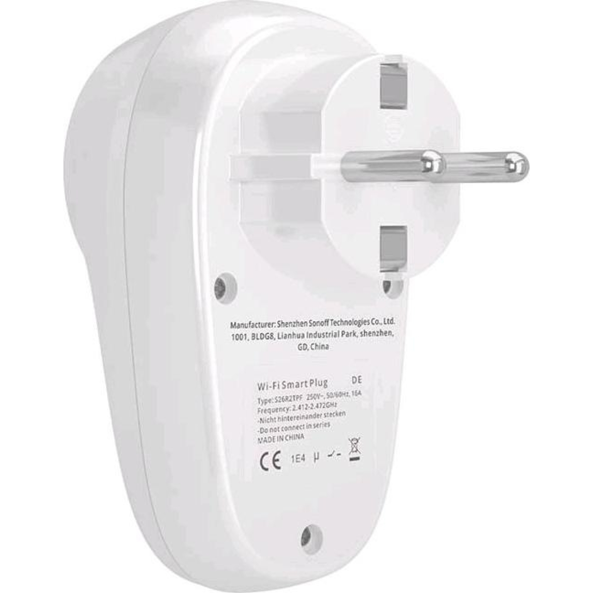 Sonoff Router S26 Smart rosette controlled by WiFi - 230VAC 4000W 16A