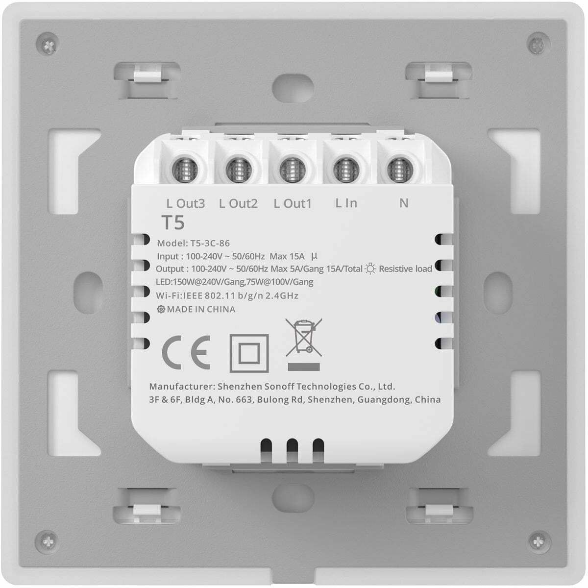 Sonoff TX Ultimate 1 Gang Switch