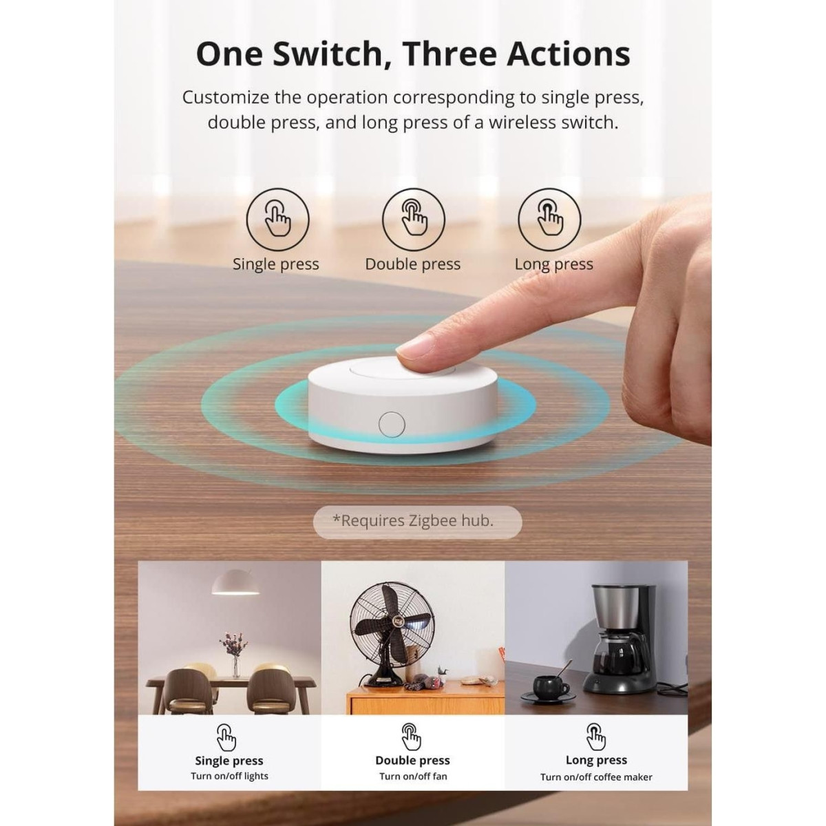 Sonoff WLAN switch SNZB-01P DC 3 V