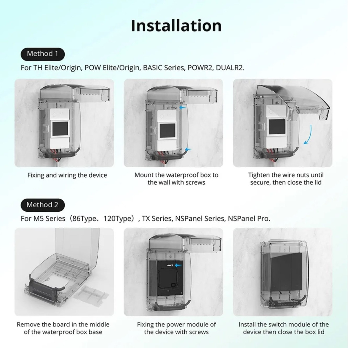 Sonoff Waterproof Box IP66 R2 BOX