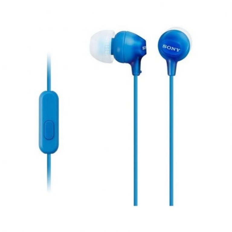 Sony MDR-EX15AP Auriculares com Microfone Azuis