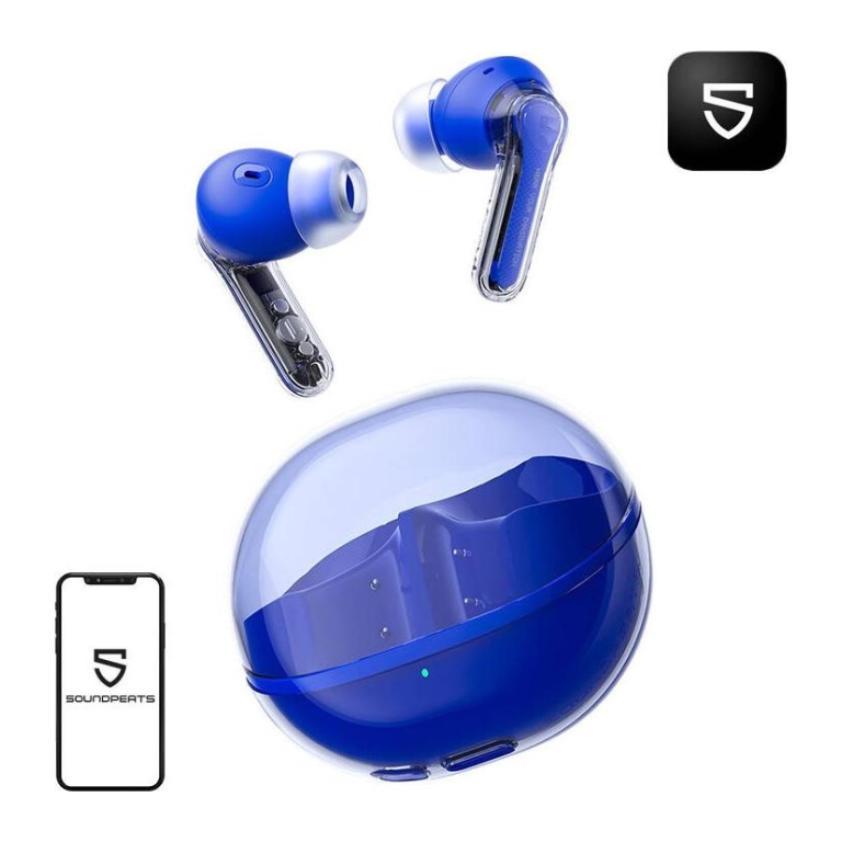 Soundpeats Earphones Clear (Blue)