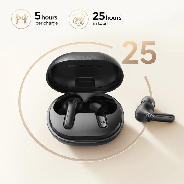 Soundpeats Earphones Clear (black)