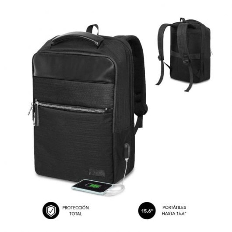Subblim Business V2 AP Mochila Black Business Backpack para Laptop de até 15,6"
