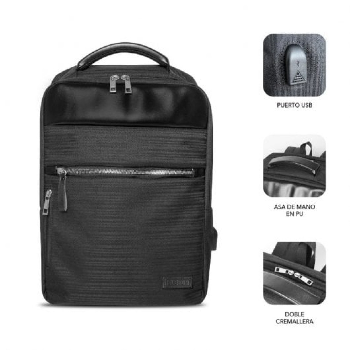 Subblim Business V2 AP Mochila Black Business Backpack para Laptop de até 15,6"