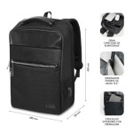 Subblim Business V2 AP Mochila Black Business Backpack para Laptop de até 15,6"