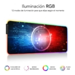 Subblim Chip XL RGB Tapete Gaming Extended