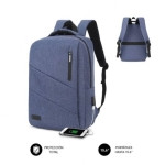 Subblim City Backpack Mochila Azul para Portátil hasta 15.6"