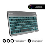 Subblim Smart Backlit Teclado Bluetooth Cinzento