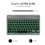 Subblim Smart Backlit Teclado Bluetooth Cinzento
