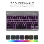 Subblim Smart Backlit Teclado Bluetooth Cinzento