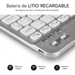 Subblim Smart Teclado Bluetooth Prateado