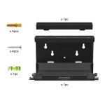 Suporte de parede para Nintendo Switch/OLED Dobe TNS-3118 Preto