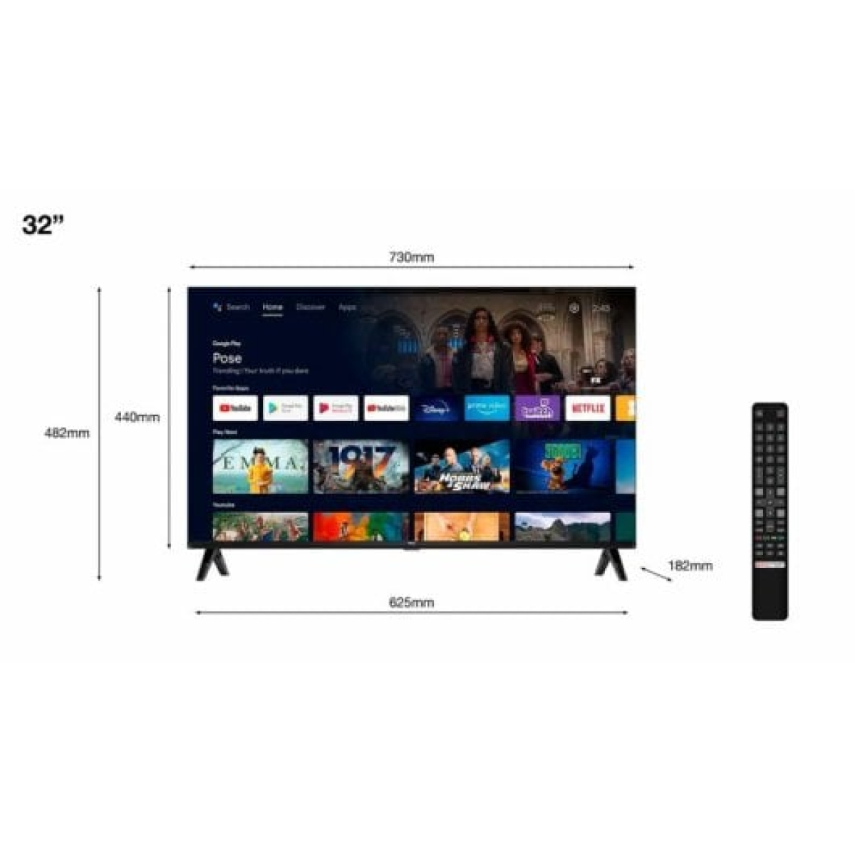 TCL 32S5400A 32" LED HD HDR10 Android TV