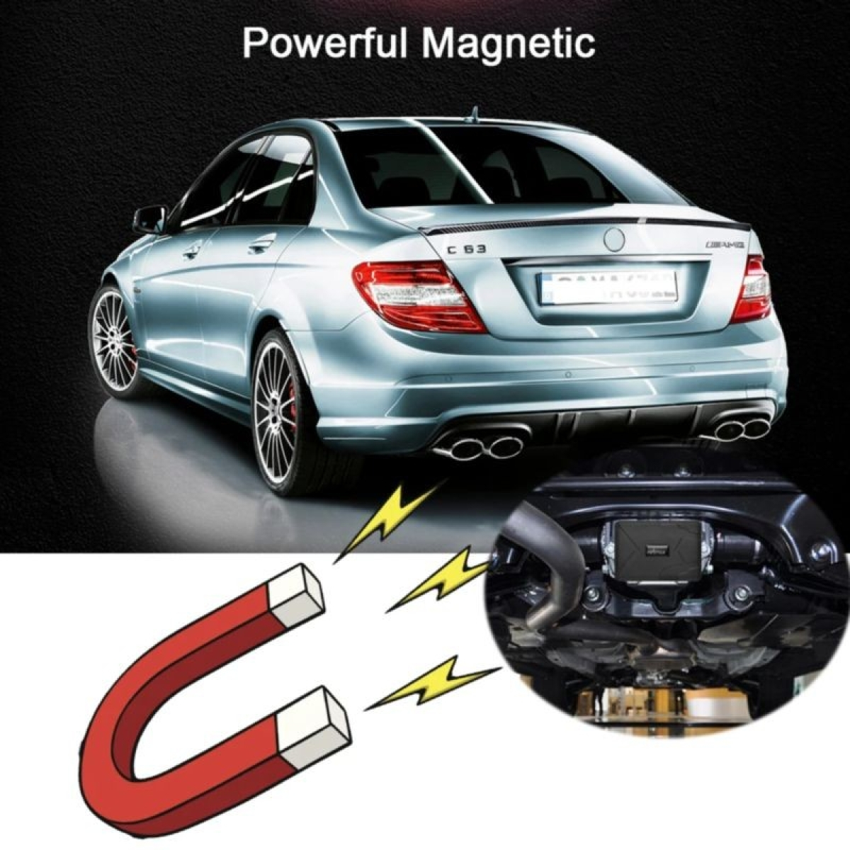TKSTAR TK915 IP65 3,7 V 10,000 mAh 6 Ímanes Alarmes Sensor – GPS Tracker