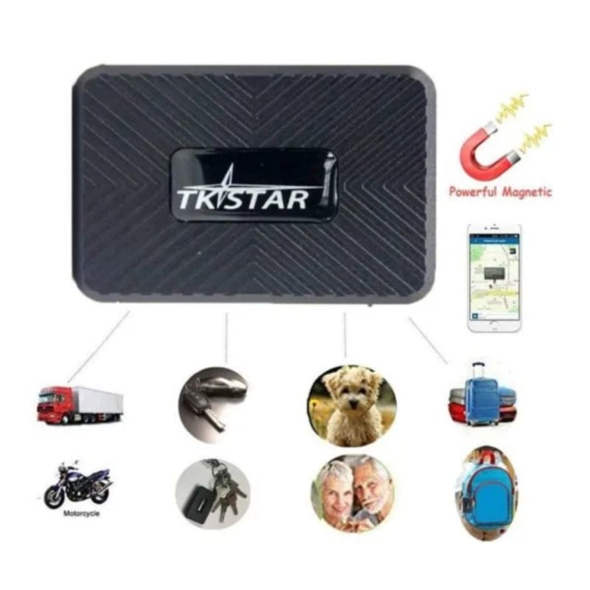 TKSTAR TK913 4G IP65 3.7 V 1.500 mAh Íman Alarmes Sensor Mini – Localizador GPS