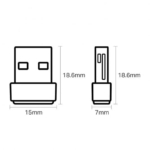 TP-LINK Archer T2U Nano Adaptador WIFI Nano USB Banda Dupla AC600