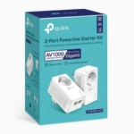 TP-Link PA7027P Kit de Início Powerline AV1000 com 2 Portas Gigabit