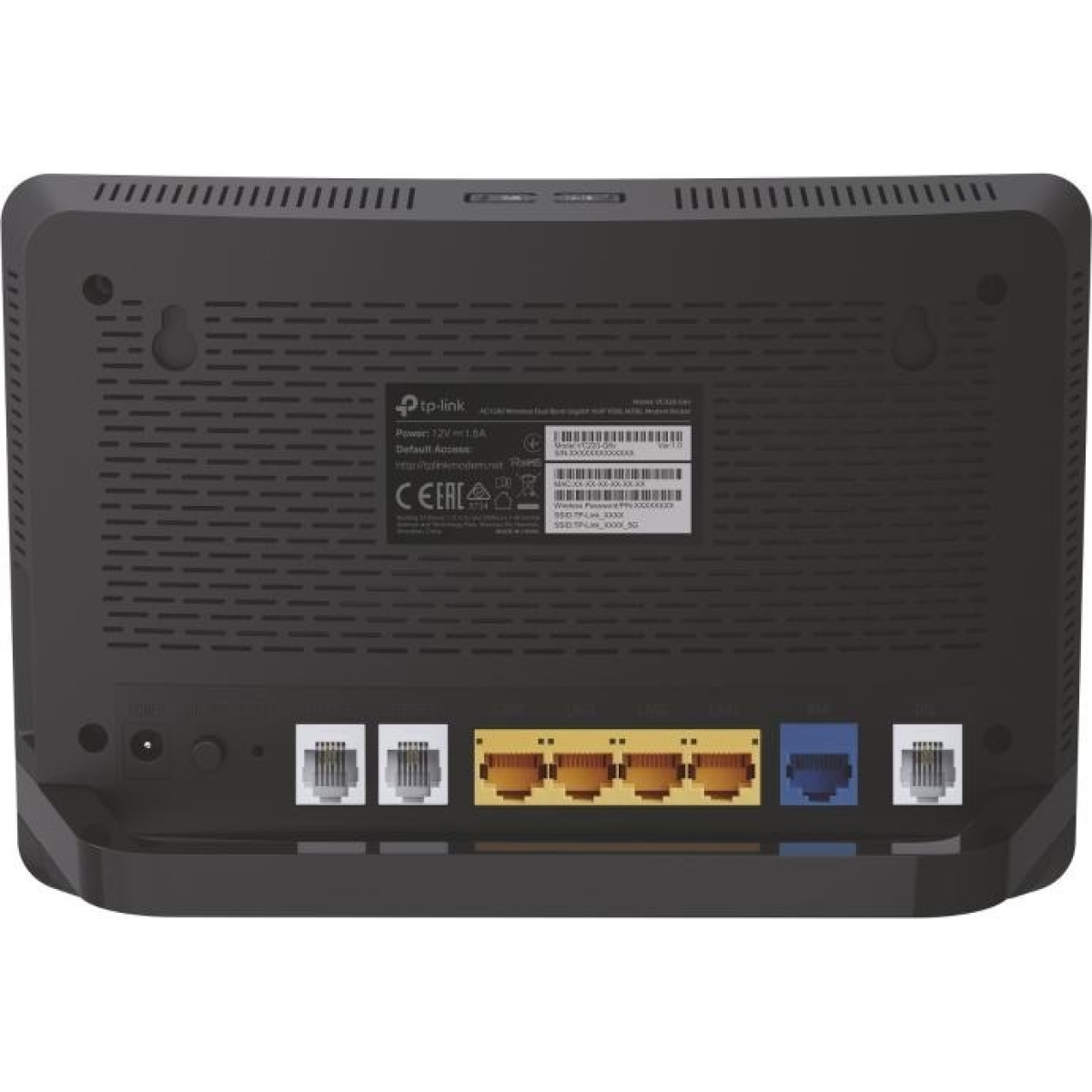 TP-Link ROUTER AC1200 GIGABIT SUPER VDSL 5P GIGABIT 1P VDSL2 2P USB