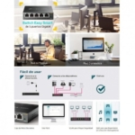 TP-Link TL-SG105E Easy Smart Switch 5 Portas