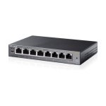 TP-Link TL-SG108PE Switch Easy Smart 8 Portas Gigabit com 4 Portas PoE