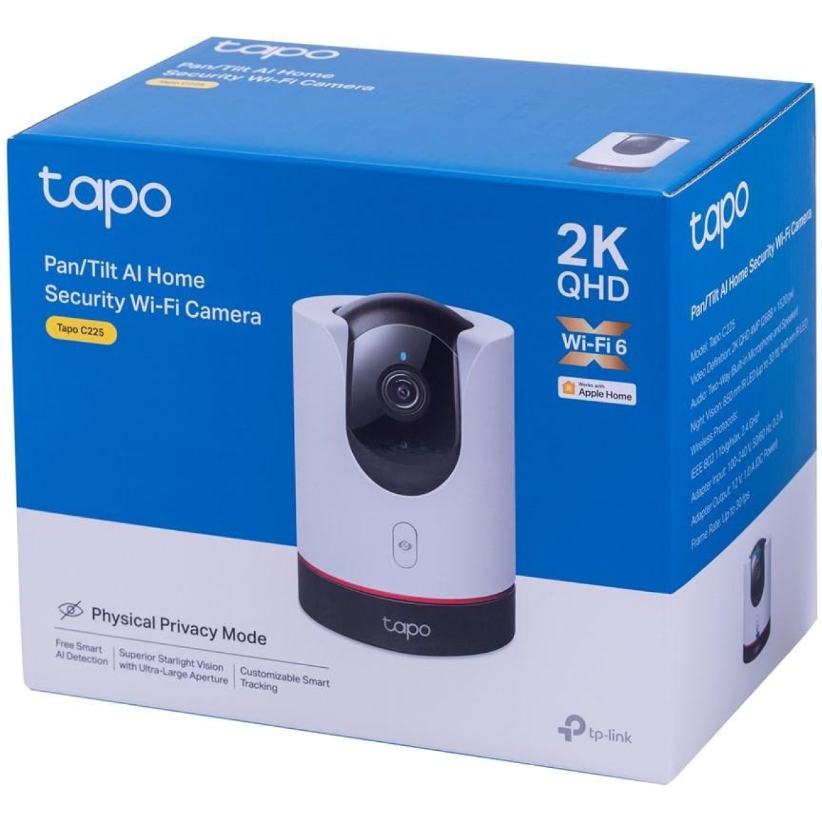 TP-Link Tapo C225 AI 4MP 360° WLAN camera MicroSD