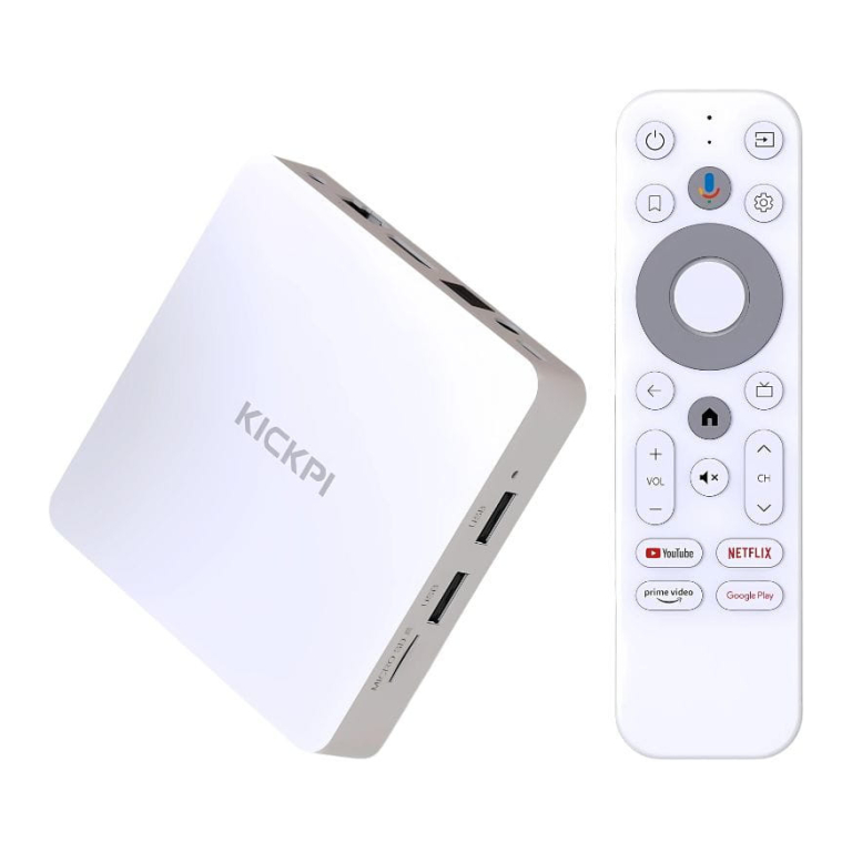 Tanix Kickpi KP1 S905Y4 2GB/32GB certificado Google Netflix Android 11 Branco - Android TV