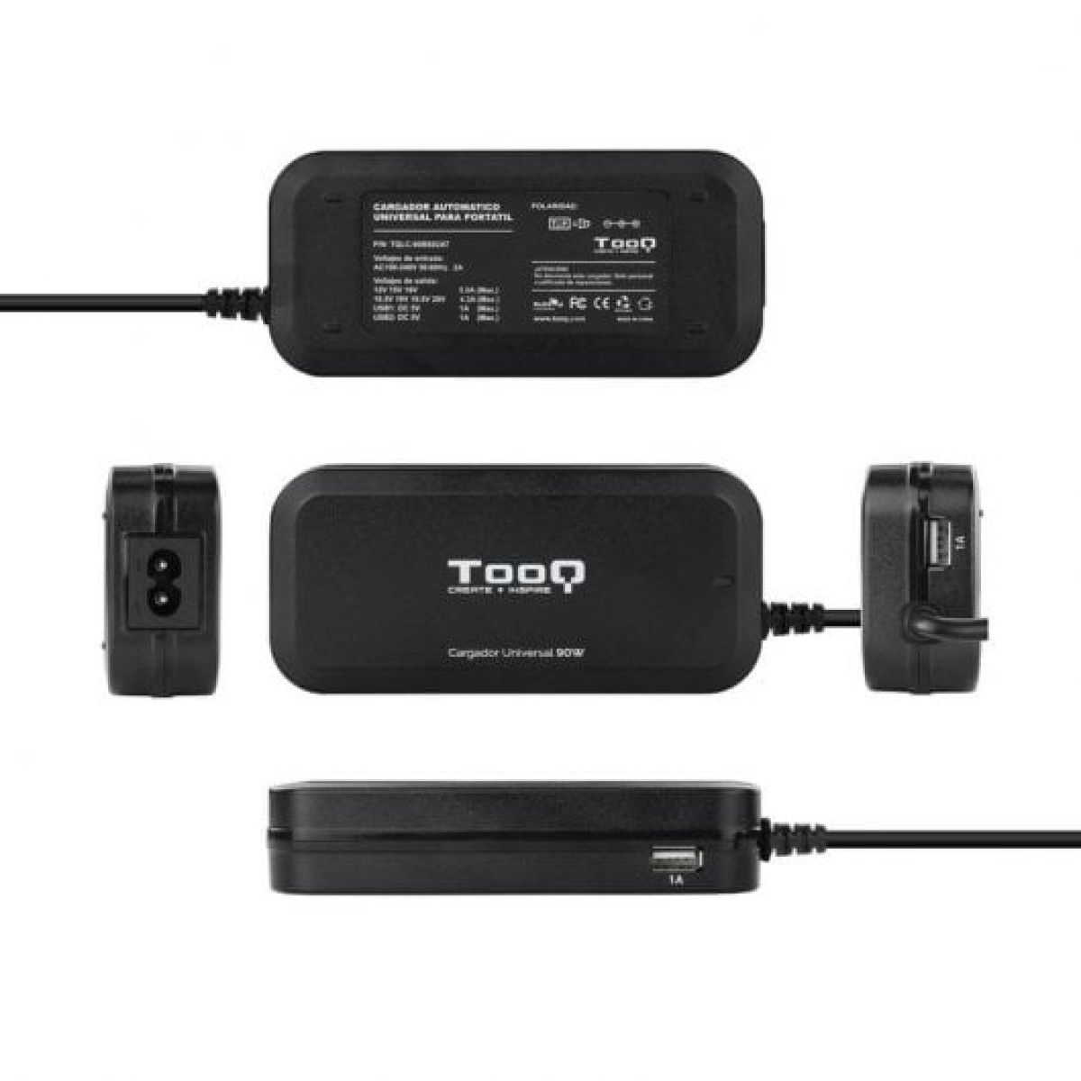 TooQ TQLC-90BS02AT Cargador Universal Automático 90W