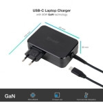 TooQ TQLC-USBCGAN90PD Carregador de portátil GAN USB-C PD3.0 90W Preto