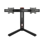 Tooq DB1402TN-B Suporte Gaming de Mesa para 2 Telas 17"-27" VESA 100x100 Máx 7Kg