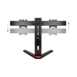 Tooq DB1402TN-B Suporte Gaming de Mesa para 2 Telas 17"-27" VESA 100x100 Máx 7Kg