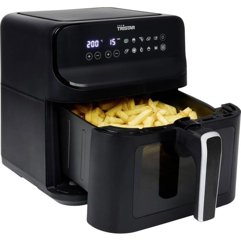 Tristar FR-9037 Hot Air Deep Fryer 1300W Timer Function Black