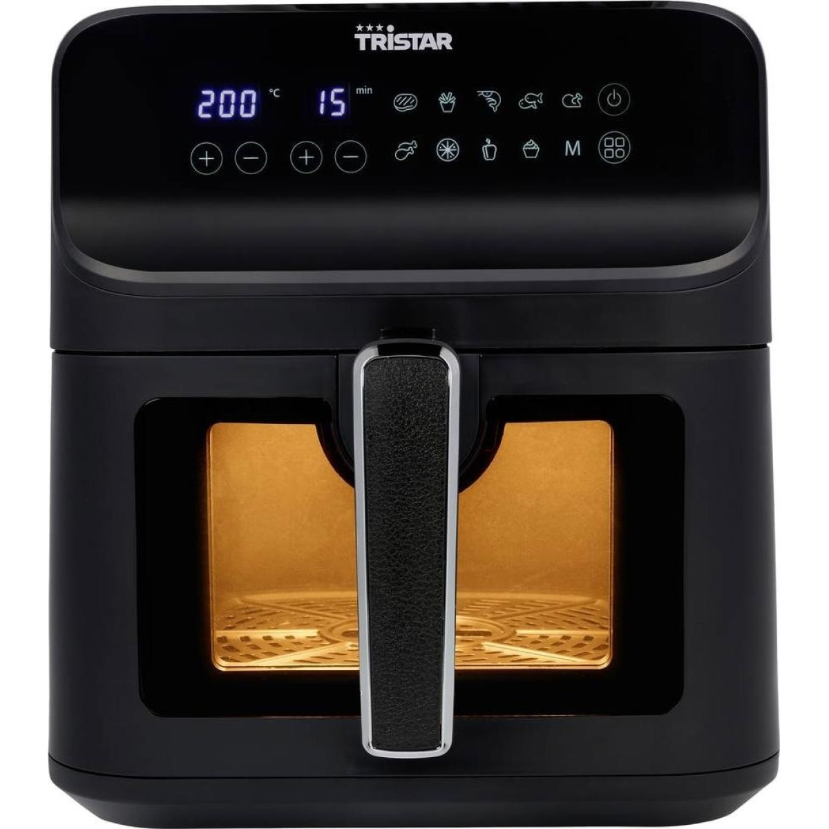 Tristar FR-9037 Hot Air Deep Fryer 1300W Timer Function Black