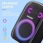 Tronsmart Halo 100 Altifalante Sem Fios Portátil de Festa e Karaoke Preto
