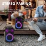 Tronsmart Halo 100 Altifalante Sem Fios Portátil de Festa e Karaoke Preto