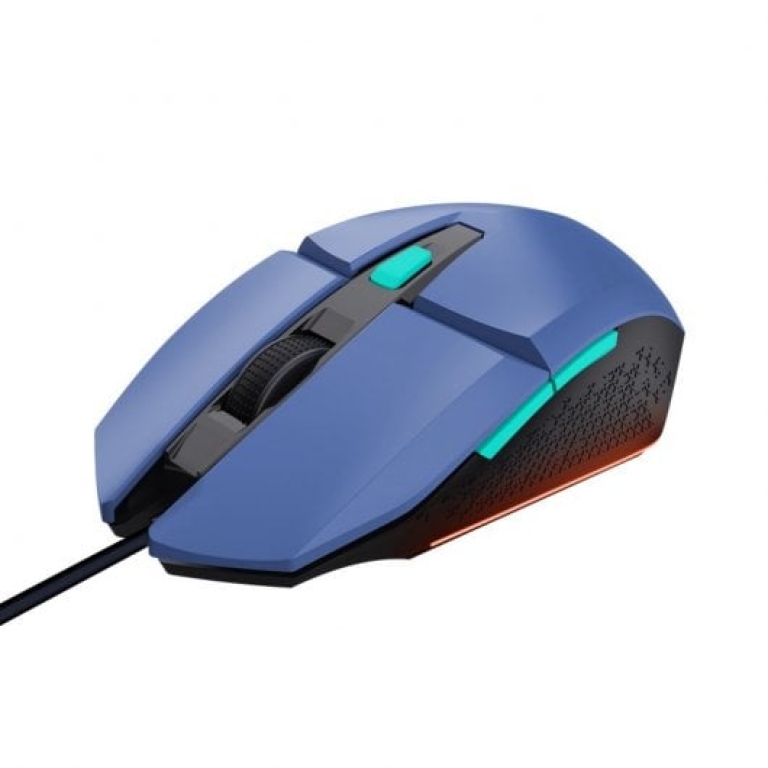 Trust GXT 109B Felox Rato Gaming Iluminado USB 6400 DPI Azul